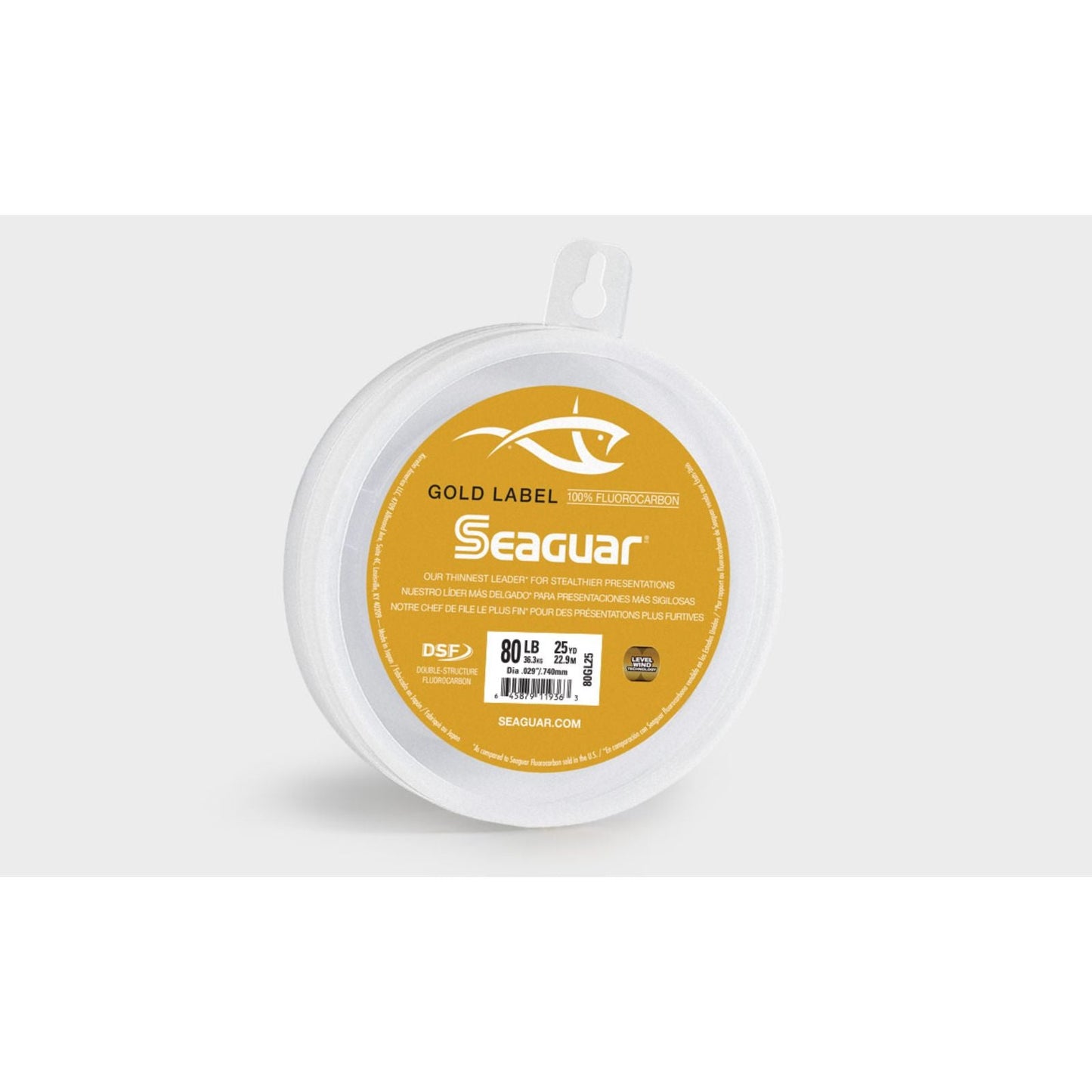 Gold Label 25Yds Seaguar 80GL25 Flourocarbon Leader