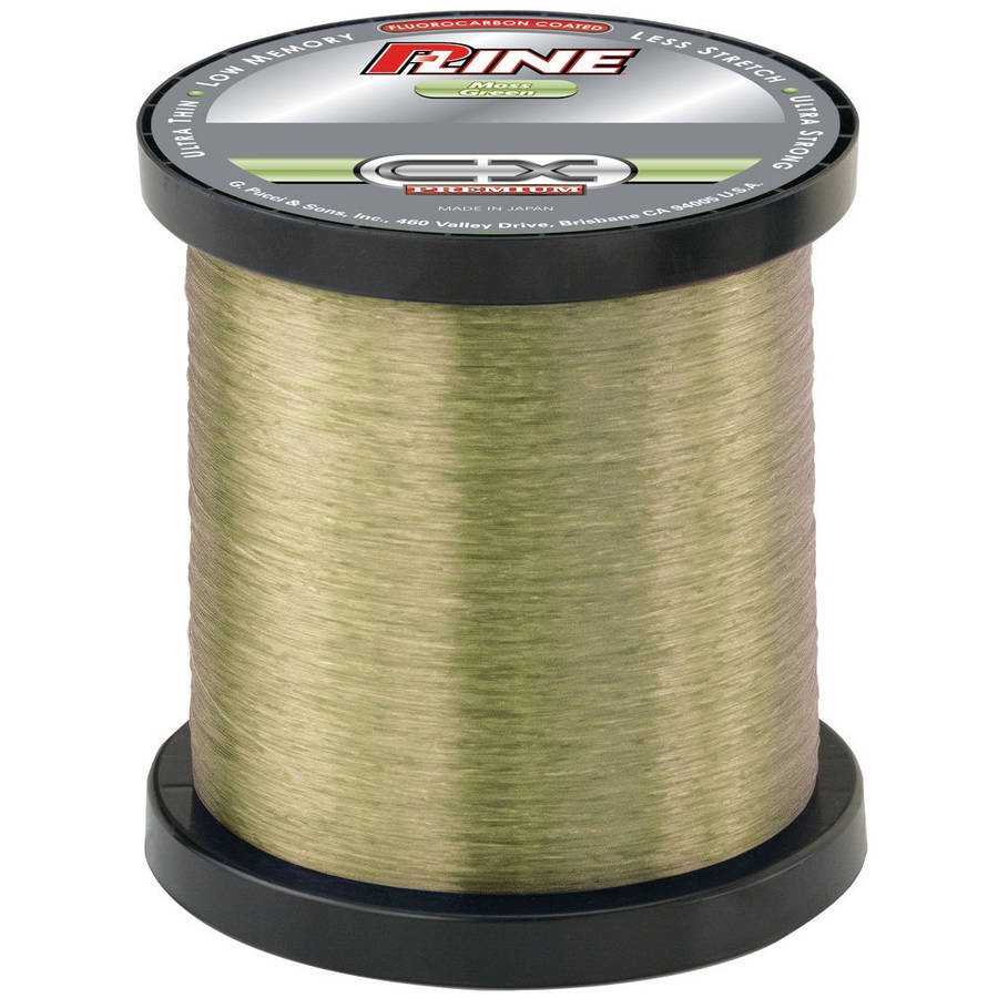 P-Line CX Premium Fishing Line - 3000 Yards - Moss Green - 4 Lb.