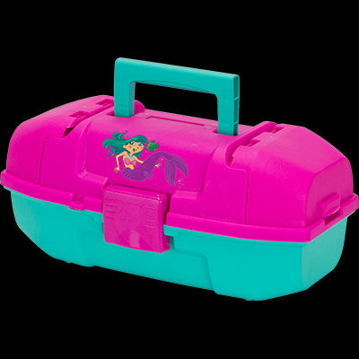 PLANO 500102 Youth Mermaid Tackle Box - Pink/Turquoise
