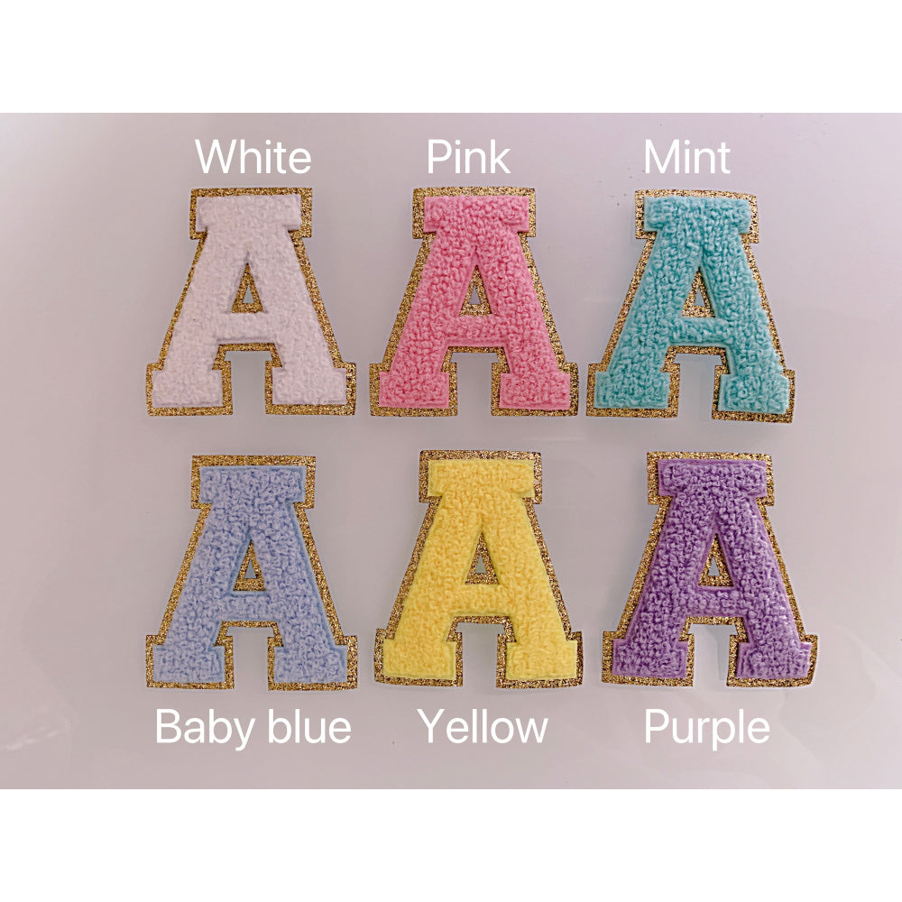 Custom Makeup Bag Personalized Initial Letters Nylon Pouch Bag Gift for Her