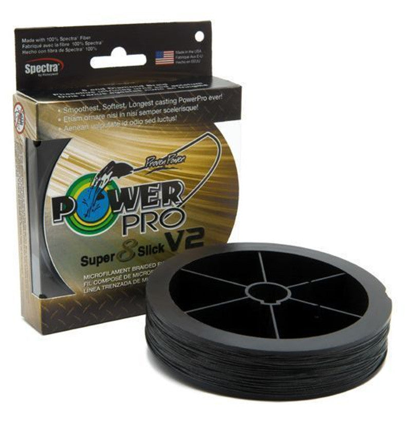 POWER PRO SUPER SLICK V2 ONYX 40 LB 300 YARDS