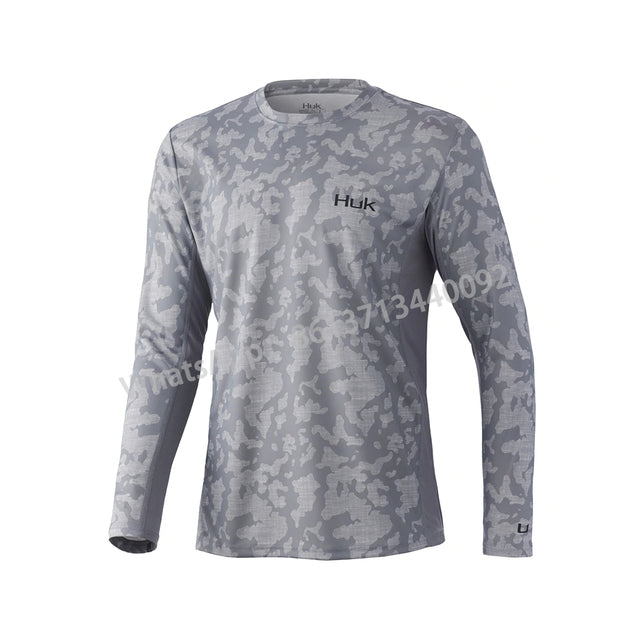 Fishing Shirts Long Sleeve Uv Protection Fishing T-shirt Men Fishing Wear Anti-uv Breathable Coat Summer Custom Fishing Shirt