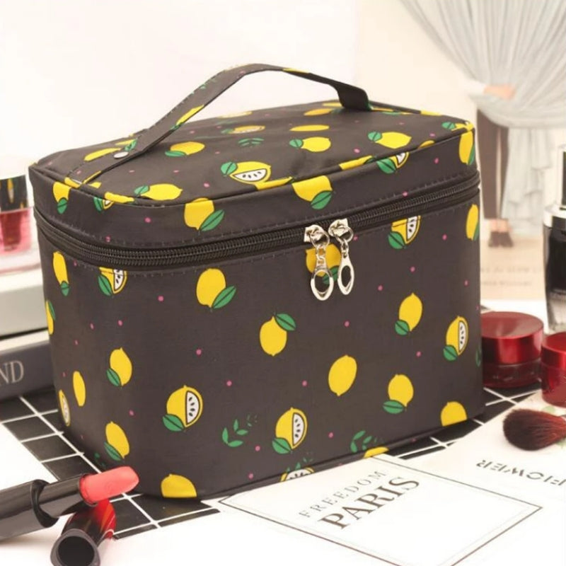 1pc Large Capacity Travel Makeup Bag - Portable and Convenient Cosmetic Organizer with Wash Bag and Pouch