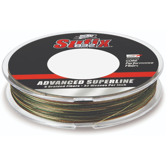 8LBS Camo 300Yds Sufix Advanced Superline Braid
