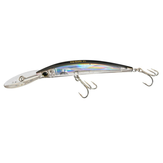 Silver Black 150mm 6inch Yo-Zuri Crystal 3D Minnow Deep Diver Lures