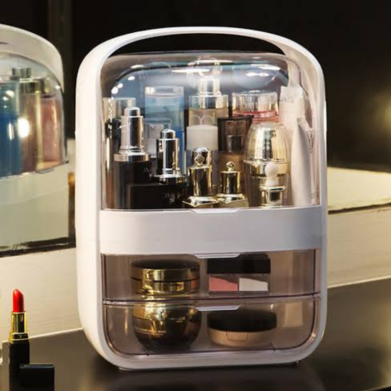 Portable Makeup Brush Drawer Organizer Box.