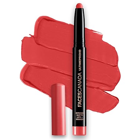 Faces Canada Ultime Pro HD Intense Matte Lipstick + Primer - 1.4 gms