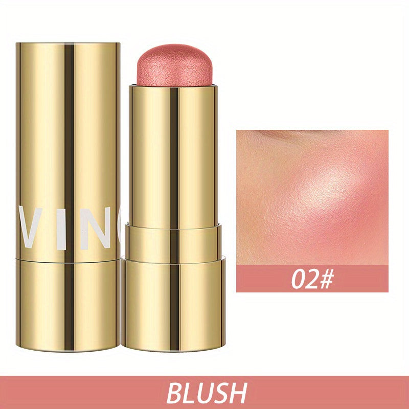 7-Color Multifunctional Highlight Blush Stick - Contouring & Brightening Makeup Stick for Cheek Rouge Color Base Cream Cosmetics