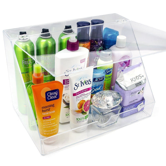 Slanted Lid Cosmetic Display Case (XL)