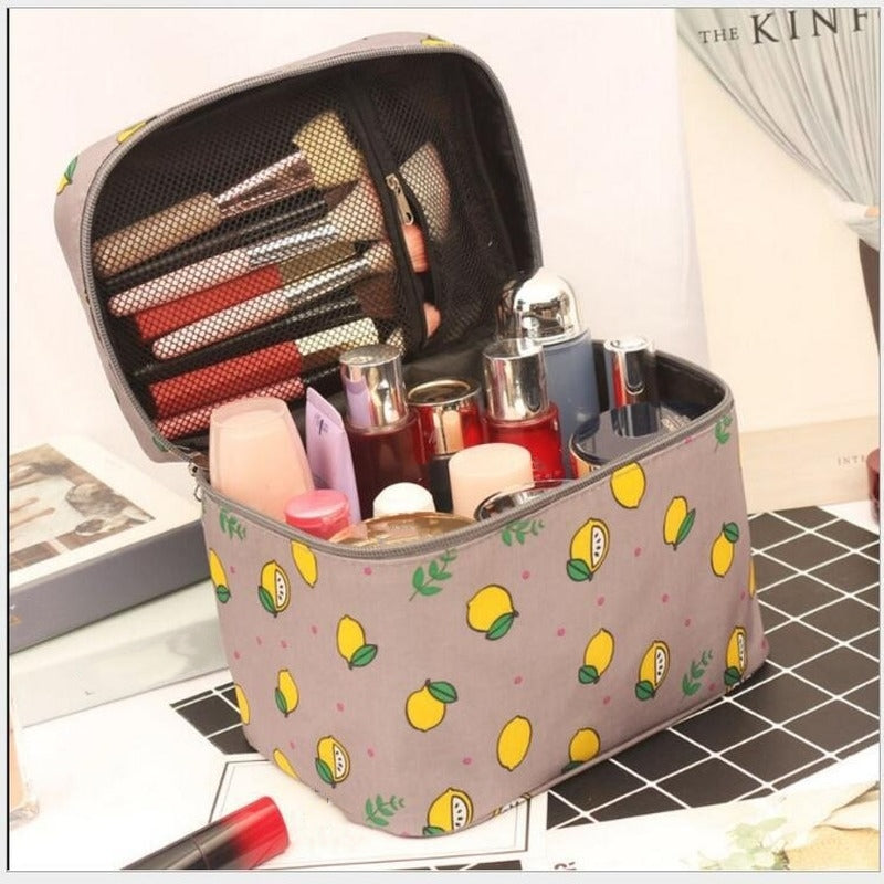 1pc Large Capacity Travel Makeup Bag - Portable and Convenient Cosmetic Organizer with Wash Bag and Pouch