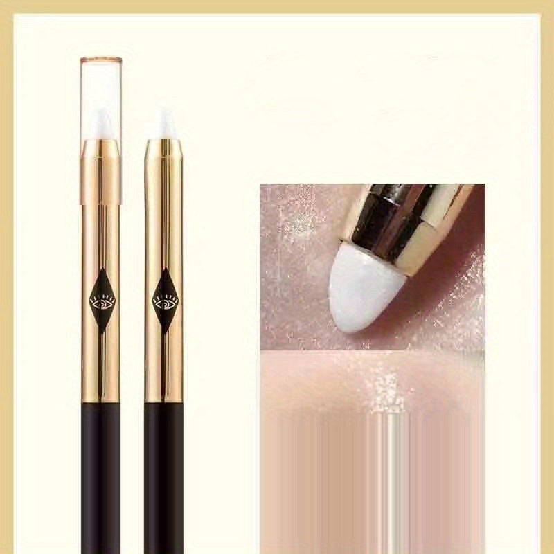Double Ended Highlighting Pen - Easy to Apply Shimmer & Pearly Texture Eye Makeup Tool