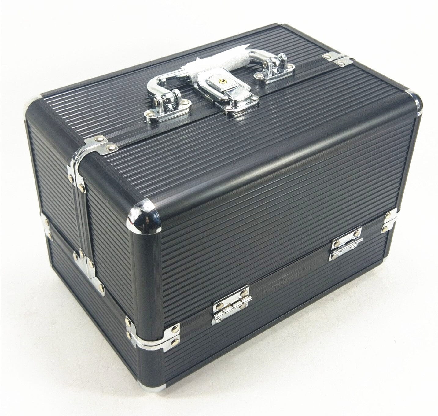 Double-opening Aluminum Alloy Cosmetic Case Makeup Kit
