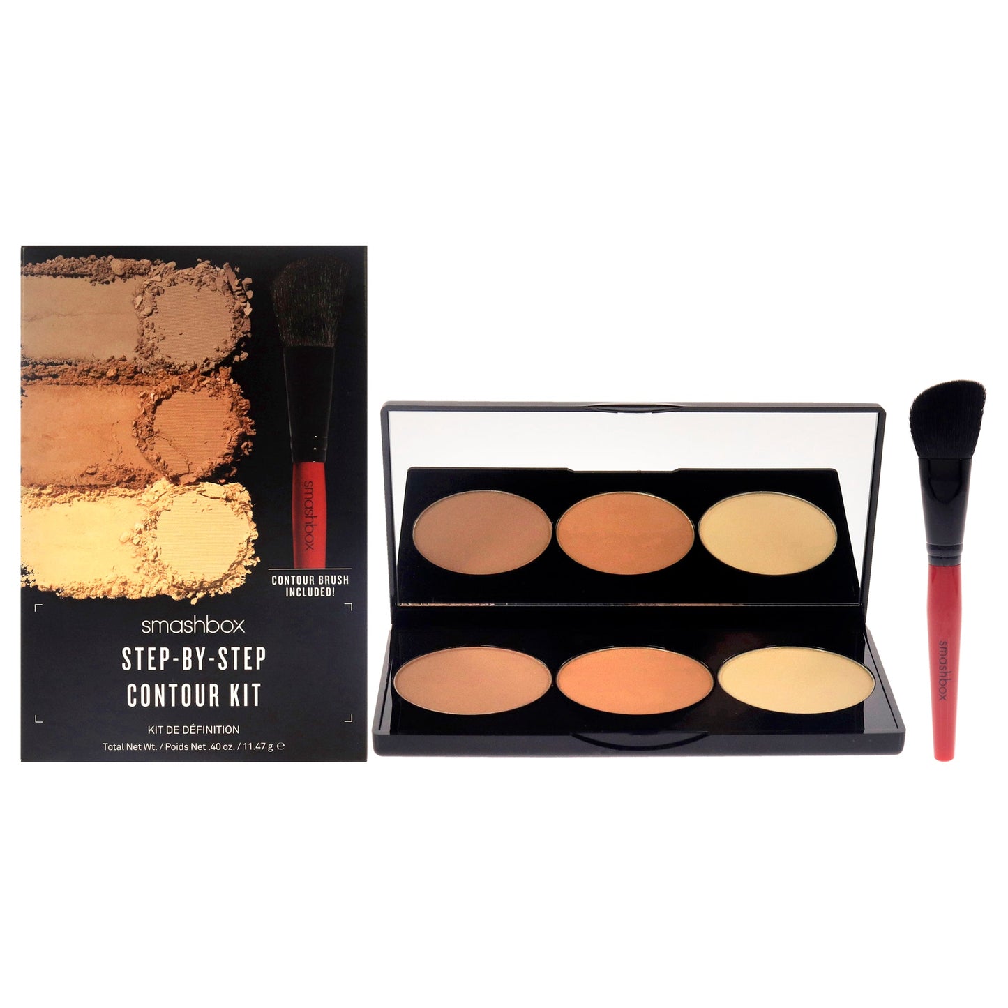 Step-By-Step Contour Kit by SmashBox for Women - 0.4 oz Palette