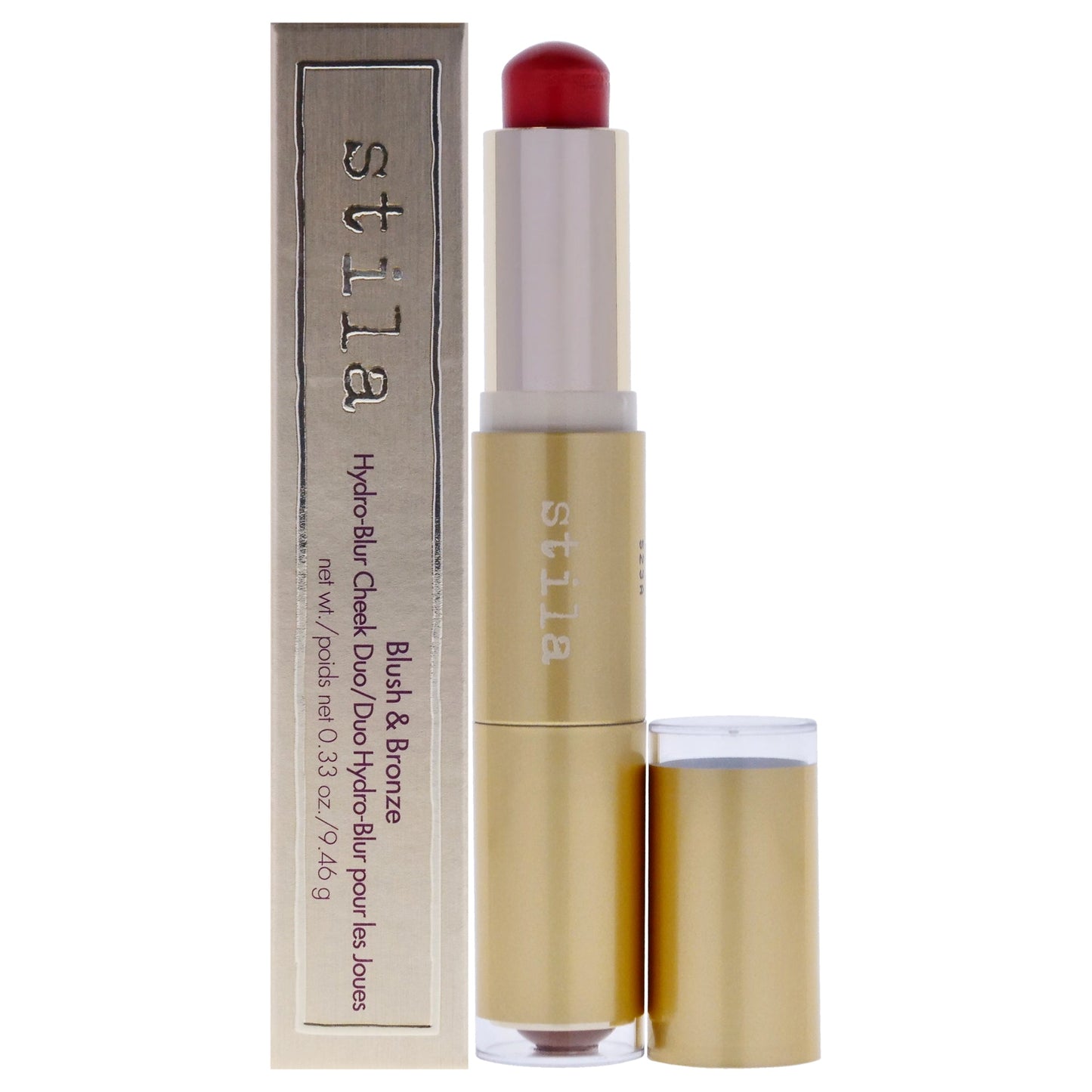 Blush and Bronze Hydro Blur Cheek Duo - Papaya and Tan by Stila for Women - 0.33 oz Makeup