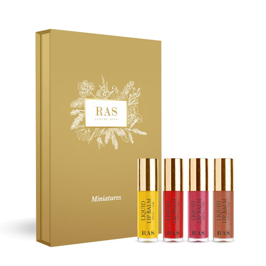 RAS Luxury Oils 4-Piece Tinted Lip Balm Miniature Set