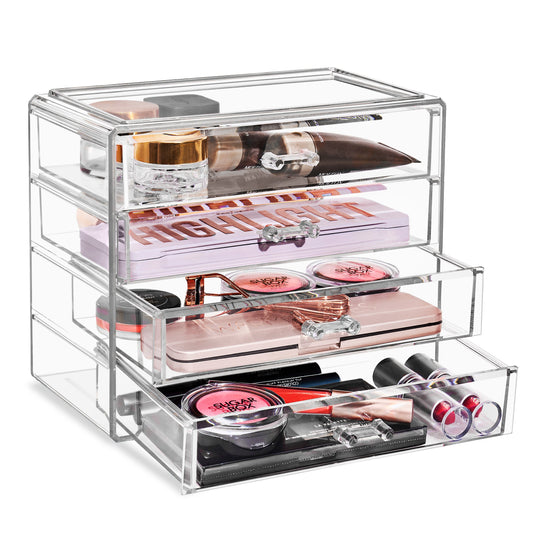 Small Makeup Organizer Case - 4 Drawers