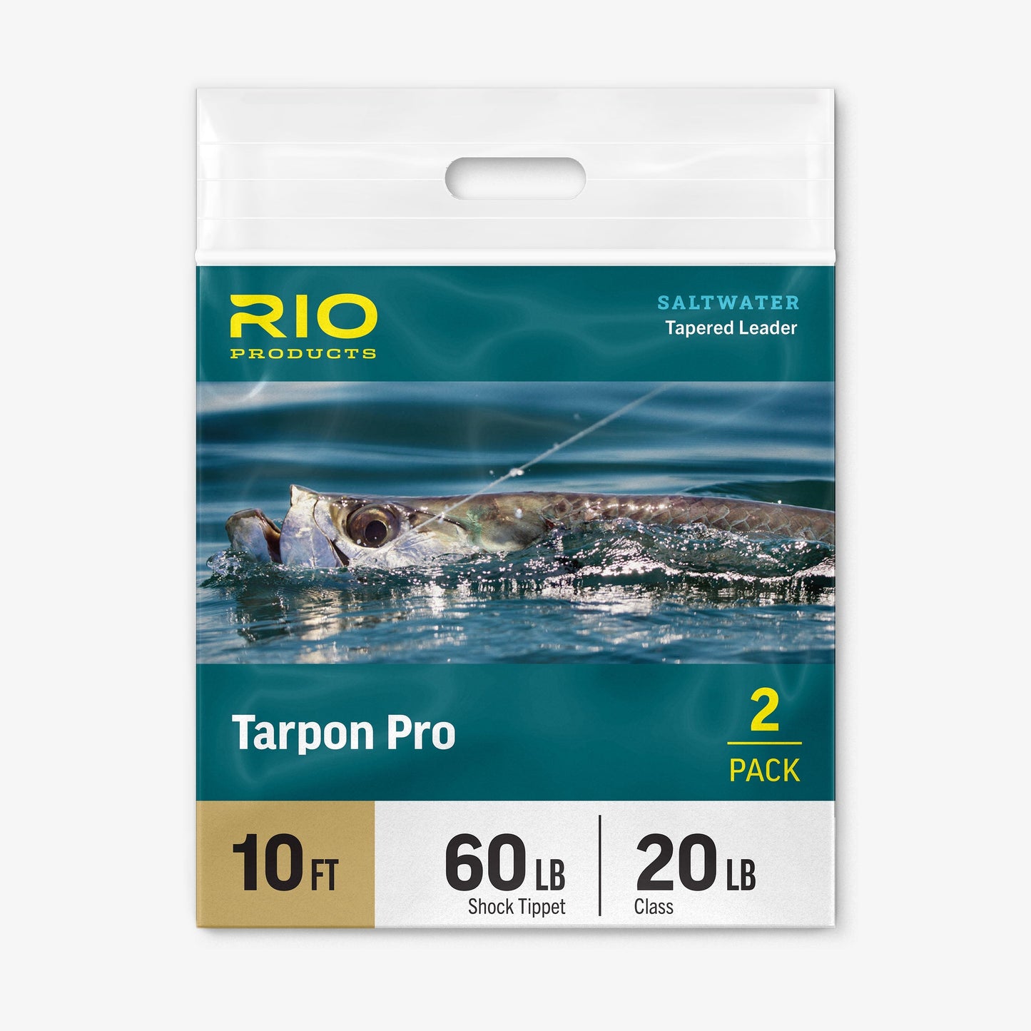 PRO TARPON LEADER 20LB CLASS 60LB FLUOROCARBON SHOCK