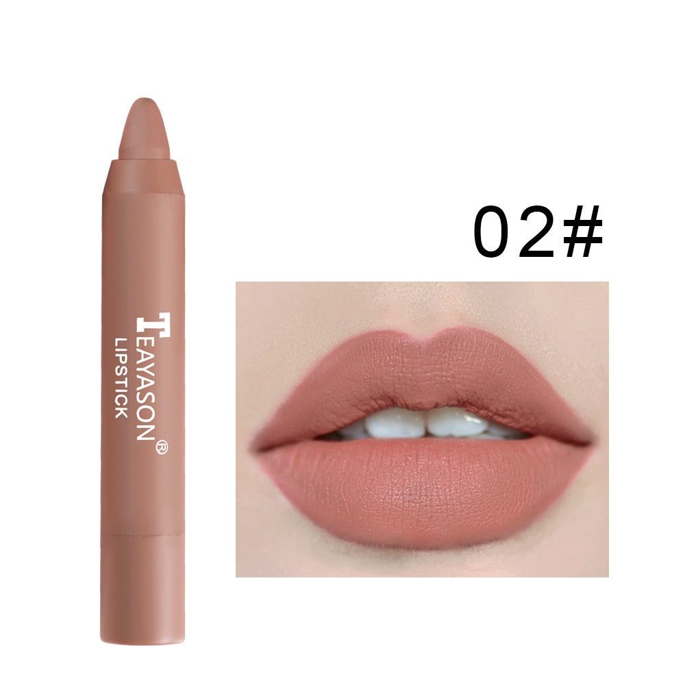 Dusty Rose Cameo Brown Matte Velvet Lipstick: Moisturizing, Color Rendering, Easy Lip Swivel!