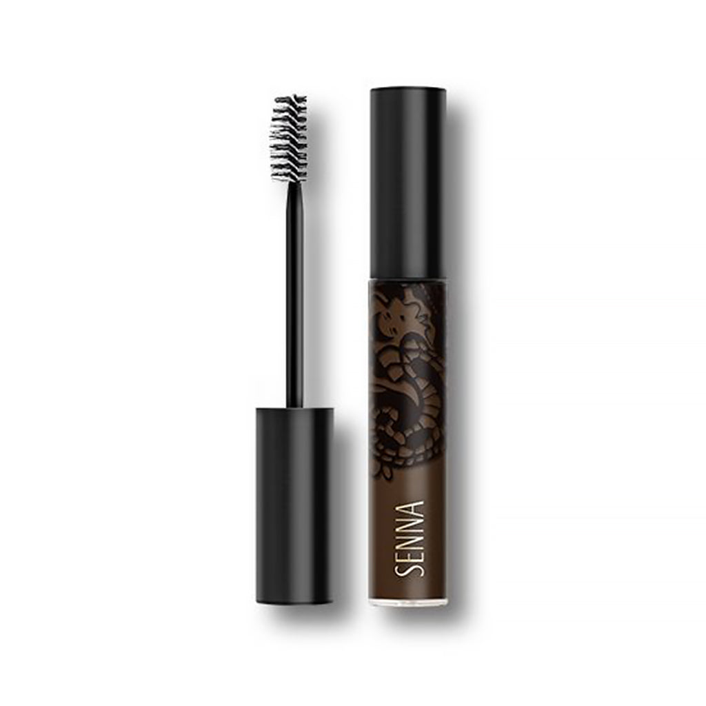 brow fix setting gel dark brown by Senna Cosmetics