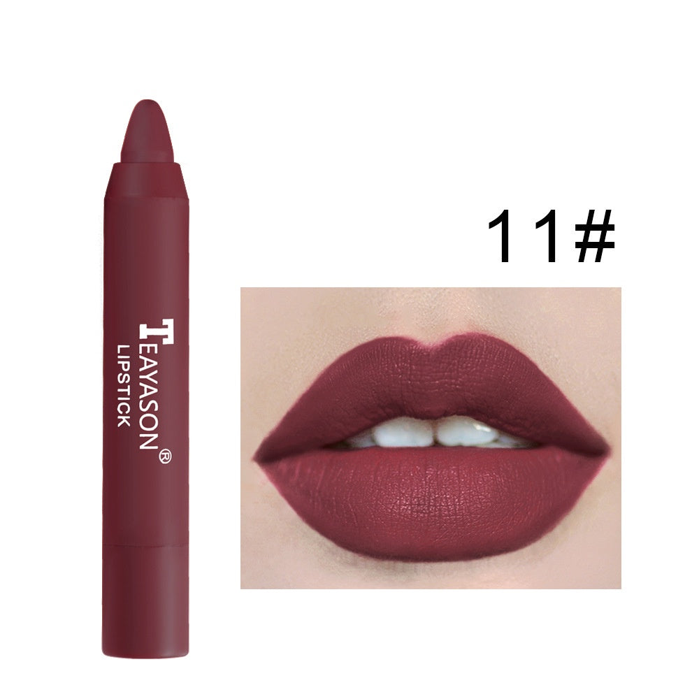 Dusty Rose Cameo Brown Matte Velvet Lipstick: Moisturizing, Color Rendering, Easy Lip Swivel!