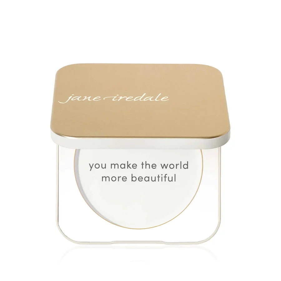 Refillable Pressed Bronzer Compact-Gold Square