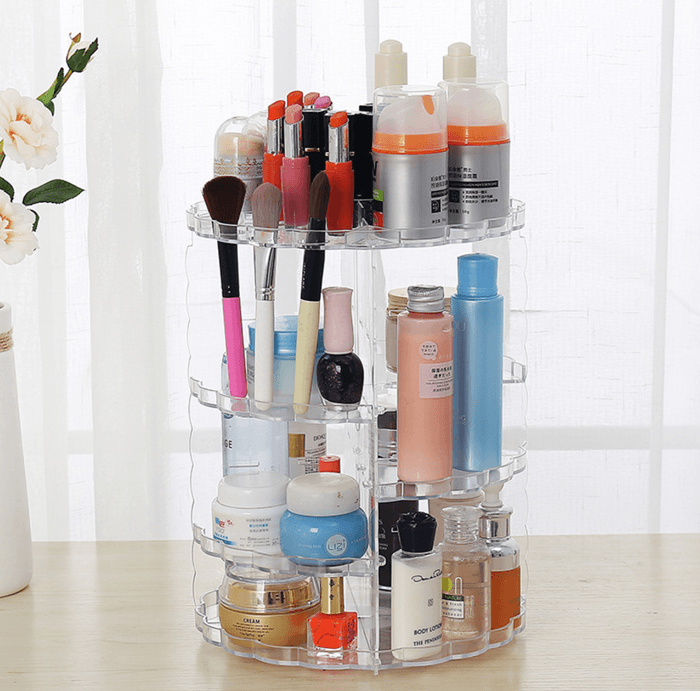 cosmetic storage shelf makeup storage box