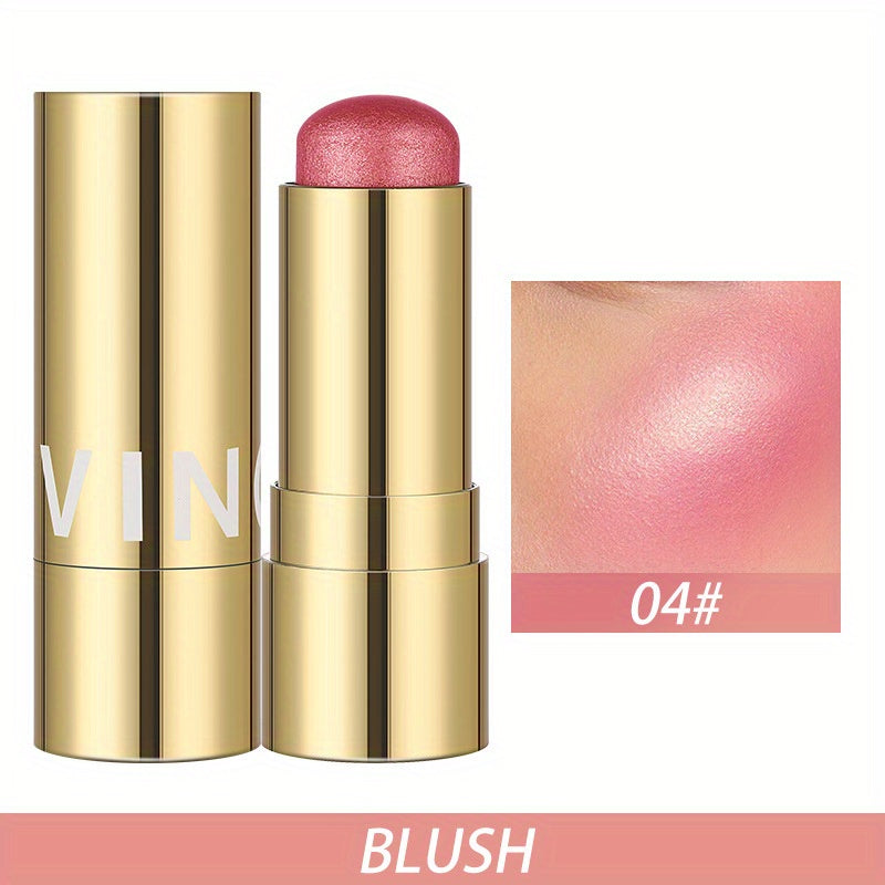 7-Color Multifunctional Highlight Blush Stick - Contouring & Brightening Makeup Stick for Cheek Rouge Color Base Cream Cosmetics