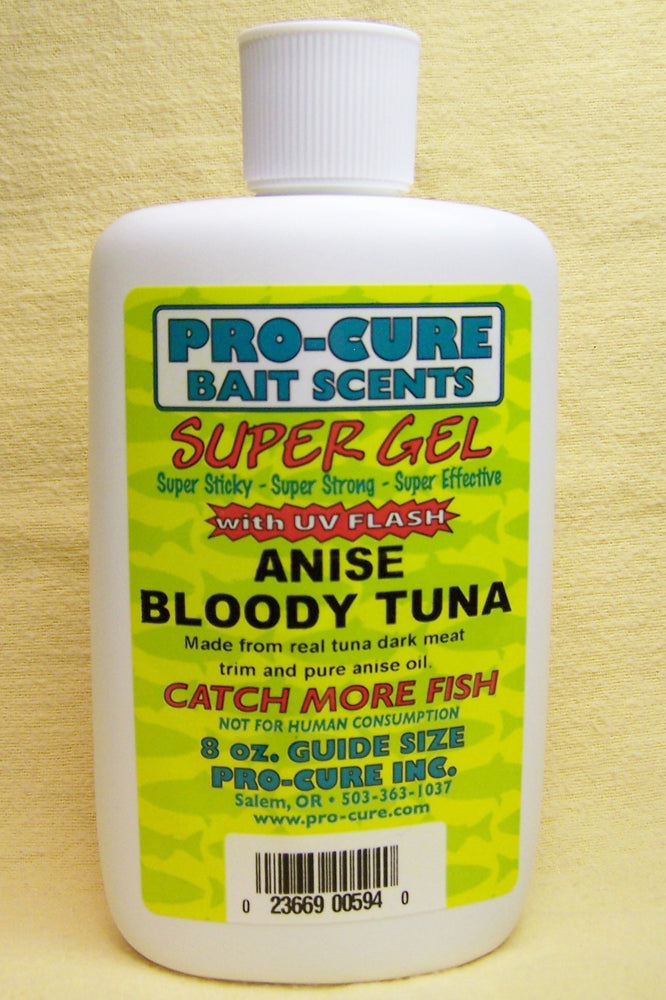 Pro-Cure Super Gel High Performance 8 Ounce Bait Scents & Uv Flash