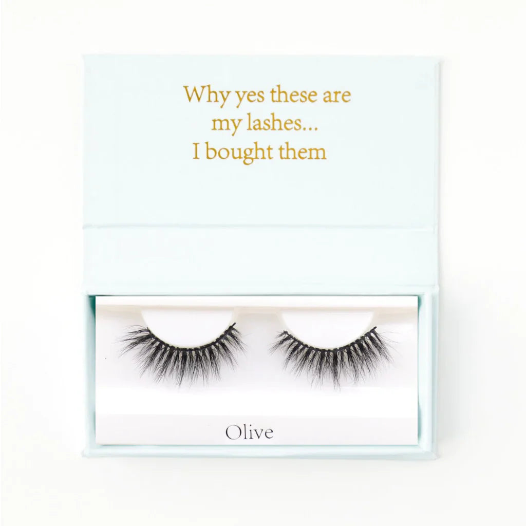 B Lashed-Olive Lashes