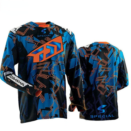 2022 Daiwa Men&#39;s Outdoor Fishing Clothing Quick Drying UV Protection Clothing Breathable Long Sleeve Shirt