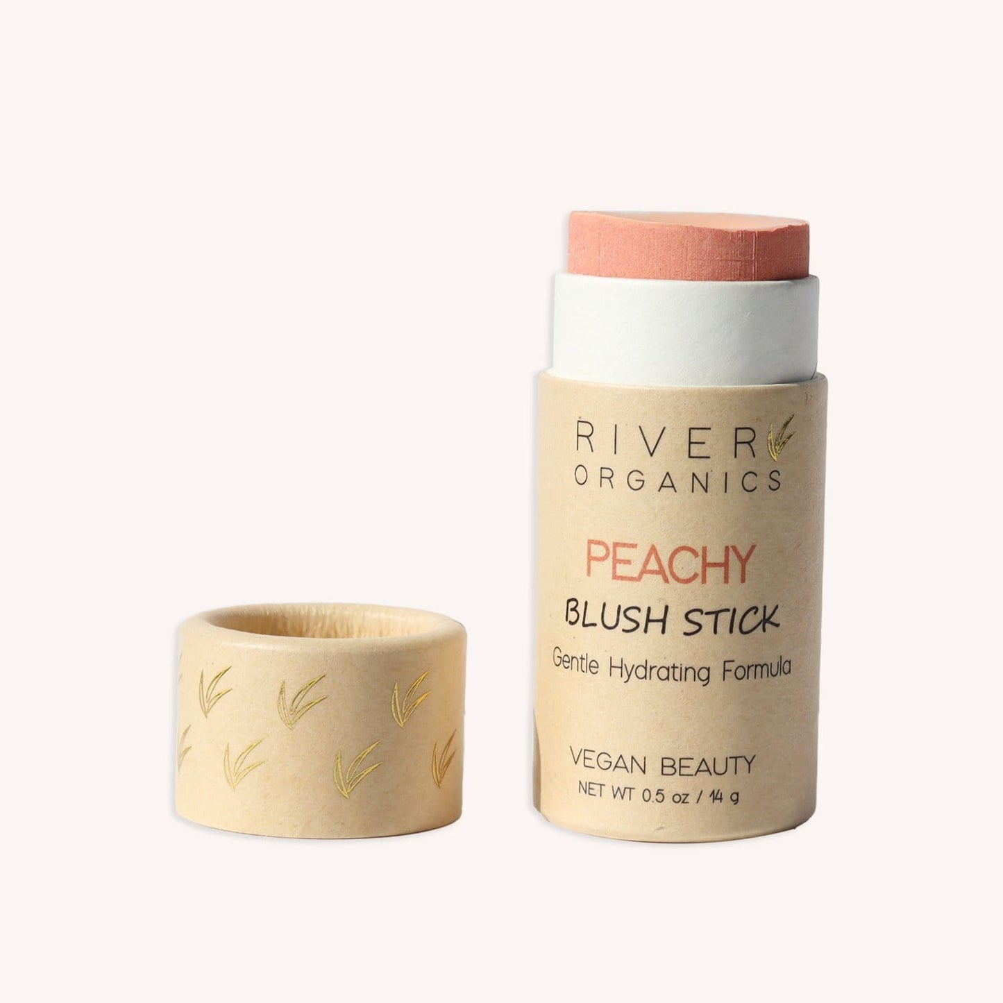 River Organics Peachy Vegan Blush Stick