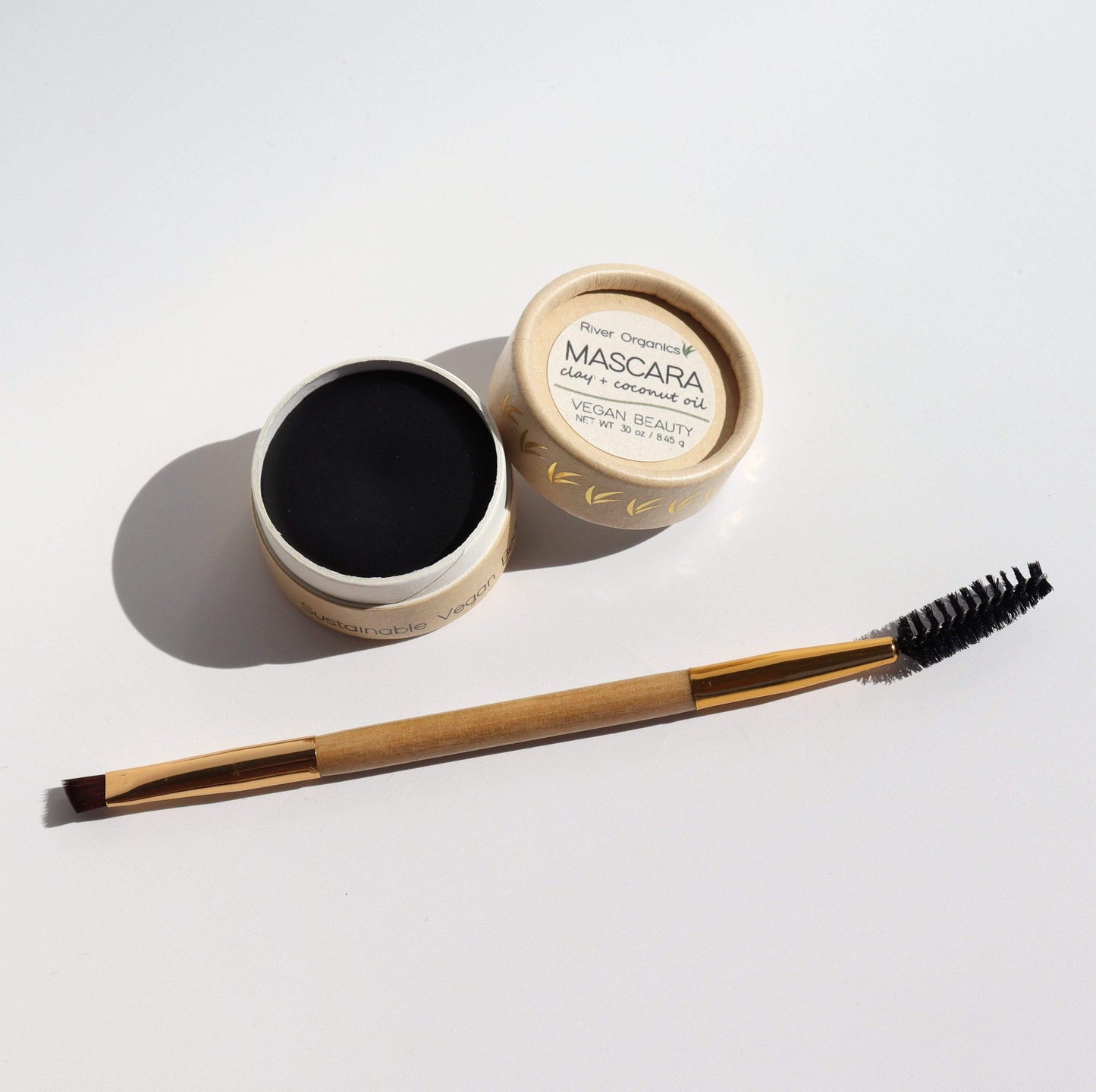River Organics With Brush Vegan Zero Waste Black Mascara