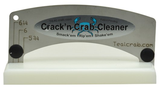 Teal Crab Crack'N Crab Cleaner & Gauge
