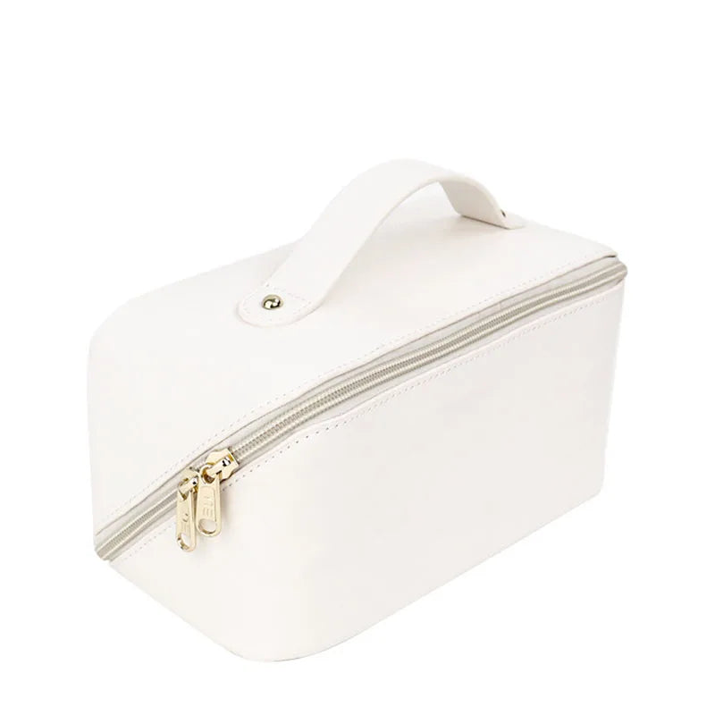 Custom Monogrammed Leather Makeup Bag