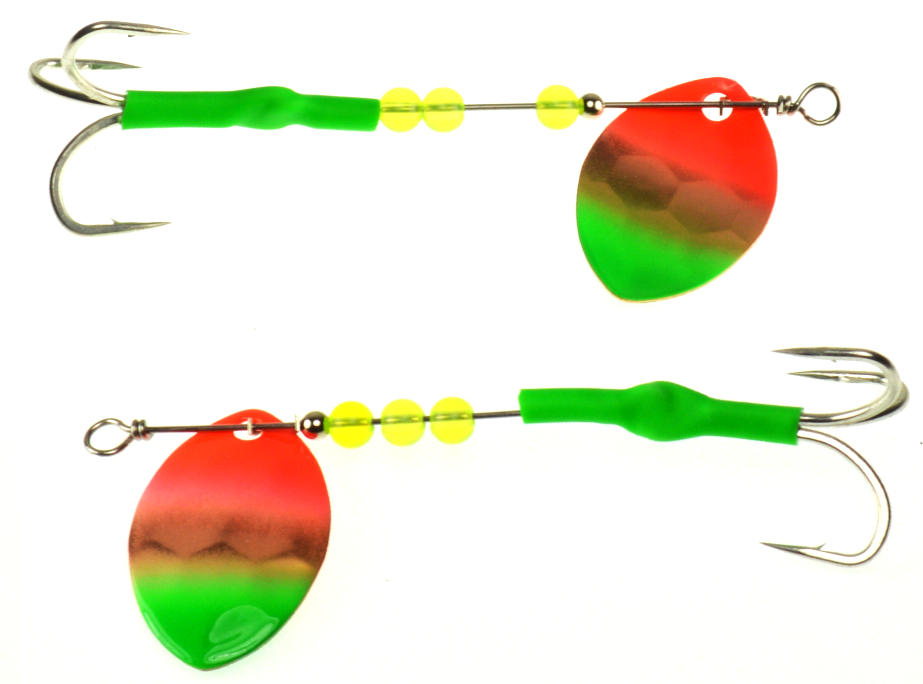 Vip Outdoors 3.5 Cascade Salmon Spinner 2-Pk