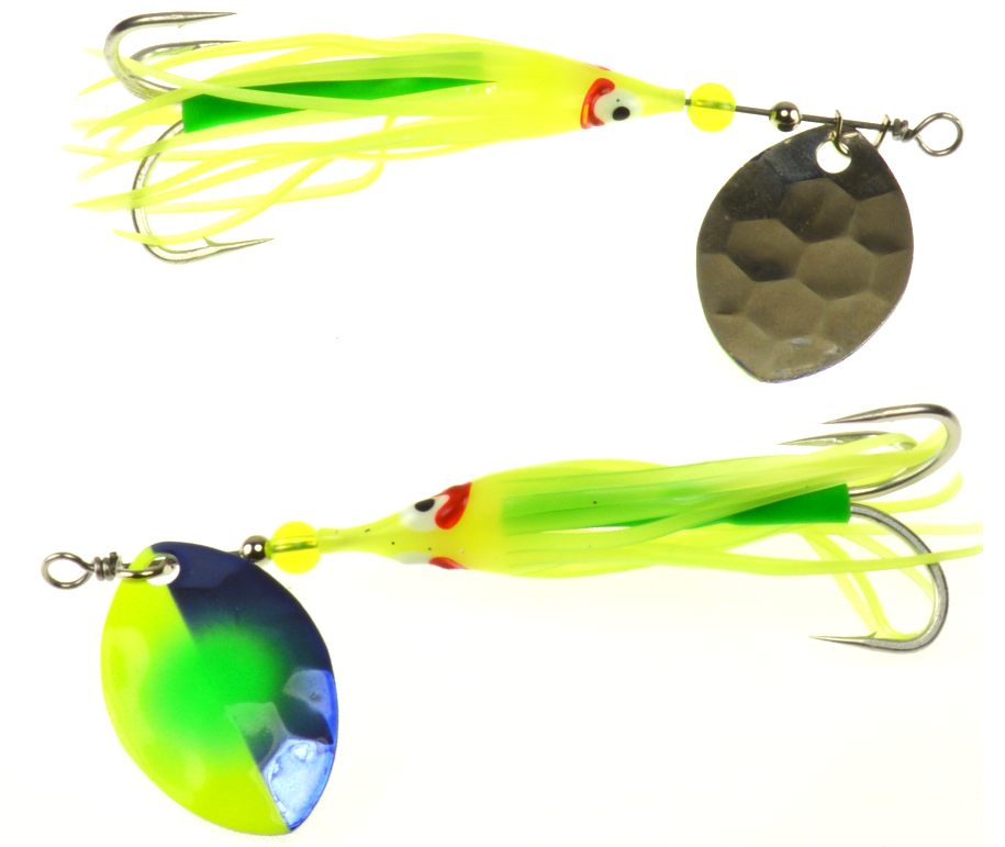 Vip Outdoors 3.5 Cascade Salmon Spinner 2-Pk